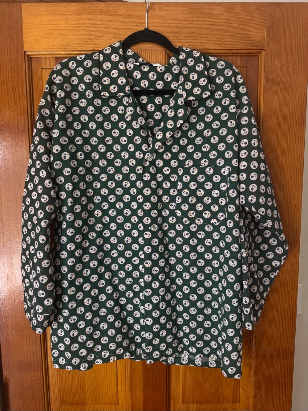 Vintage pajama top